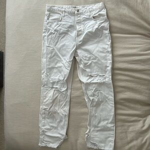 Straight Leg Jeans | Free People | White | 29”